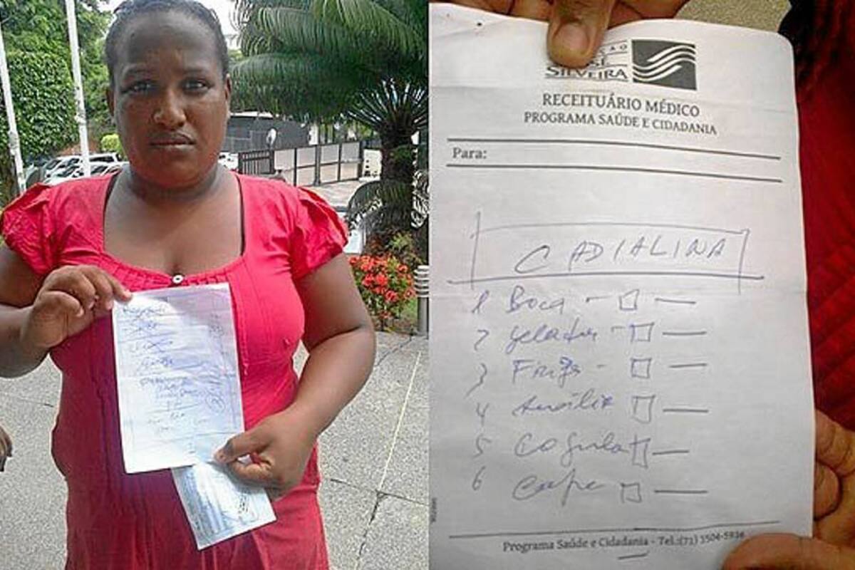 Médico en Brasil receta candados a una mujer para que adelgace (Foto: Tomada de folha.uol.com.br)