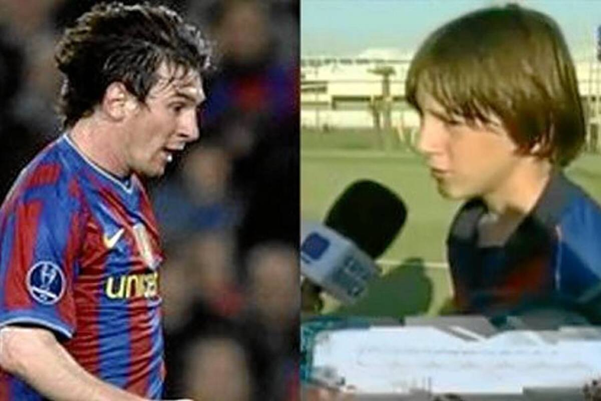 Así jugaba Messi a los 10 años (Foto: Tomada de Internet/ VANGUARDIA LIBERAL)