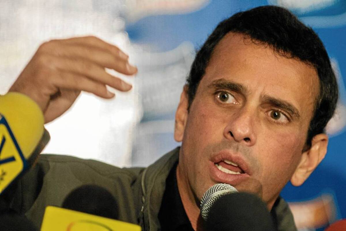 "Que Chávez se recupere fuera de Venezuela es terrible": Capriles (Foto: AFP/ VANGUARDIA LIBERAL)