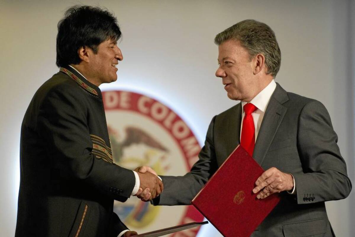 Colombia y Bolivia suscriben acuerdo de cooperación (Foto: Colprensa/VANGUARDIA LIBERAL)