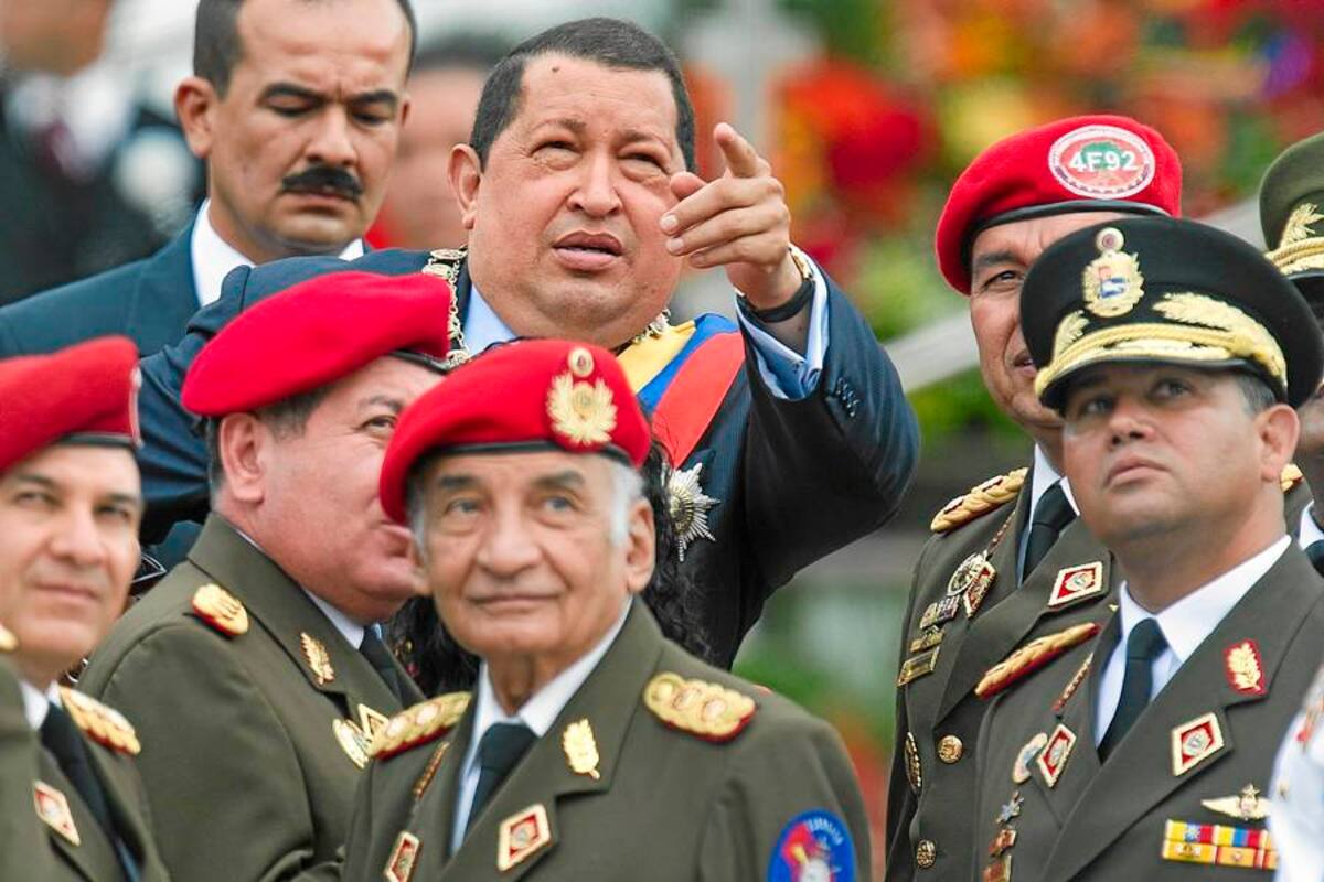 Chávez celebra 20 años de intentona golpista con un polémico desfile militar (Foto: Afp/VANGUARDIA LIBERAL)