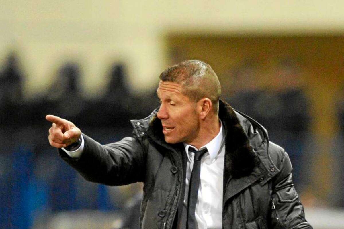 Simeone debuta como técnico en competición europea contra Lazio (Foto: Afp/VanguardiaLiberal)