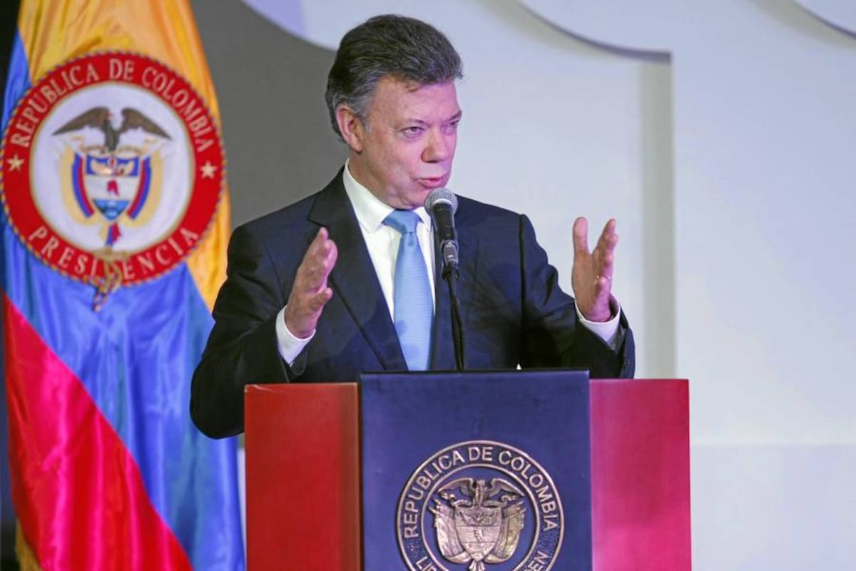 La imagen del presidente Santos cae 16 puntos, según encuesta (Foto: Colprensa / VANGUARDIA LIBERAL)
