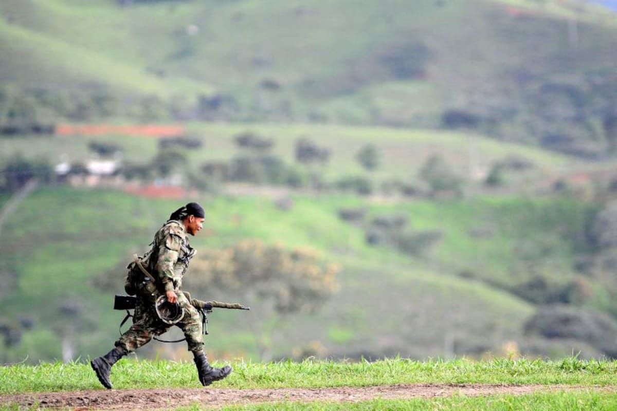 Mueren dos soldados en combates entre Ejército y Farc en Jamundí. (Foto: Archivo/VANGUARDIA LIBERAL)