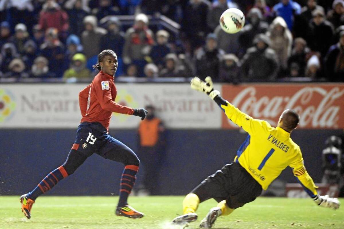 El Barcelona pierde en campo de Osasuna y ve alejarse el título (Foto: AFP / VANGUARDIA LIBERAL)