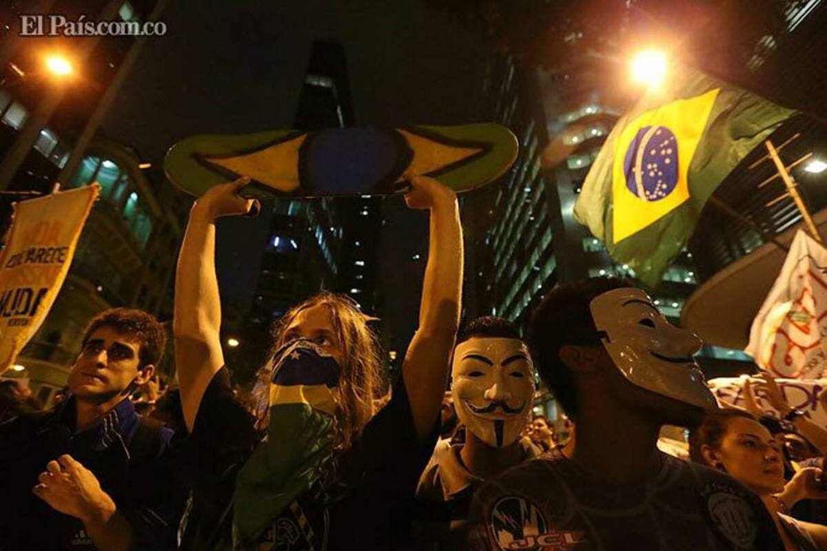 ONU pide moderación a las autoridades brasileñas en las protestas (Foto: Tomado de Internet/VANGUARDIA LIBERAL)