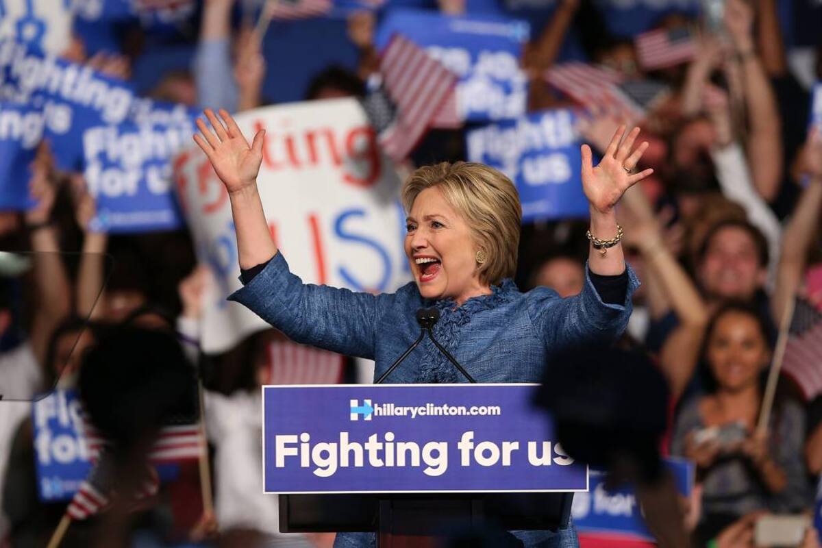"Esto es grande. Acabamos de ganar Florida", fue la primera reacción de Clinton en Twitter. (Foto: AFP/VANGUARDIALIBERAL)