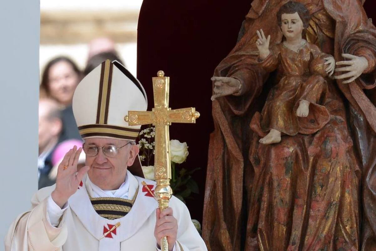 El papa Francisco se reunirá mañana por primera vez con Benedicto XVI (Foto: Afp - Filippo Monteforte / VANGUARDIA LIBERAL)
