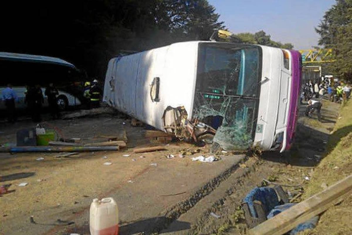 Mueren cinco universitarios y un profesor en accidente de bus en México (Foto: Tomada de internet/VANGUARDIA LIBERAL)