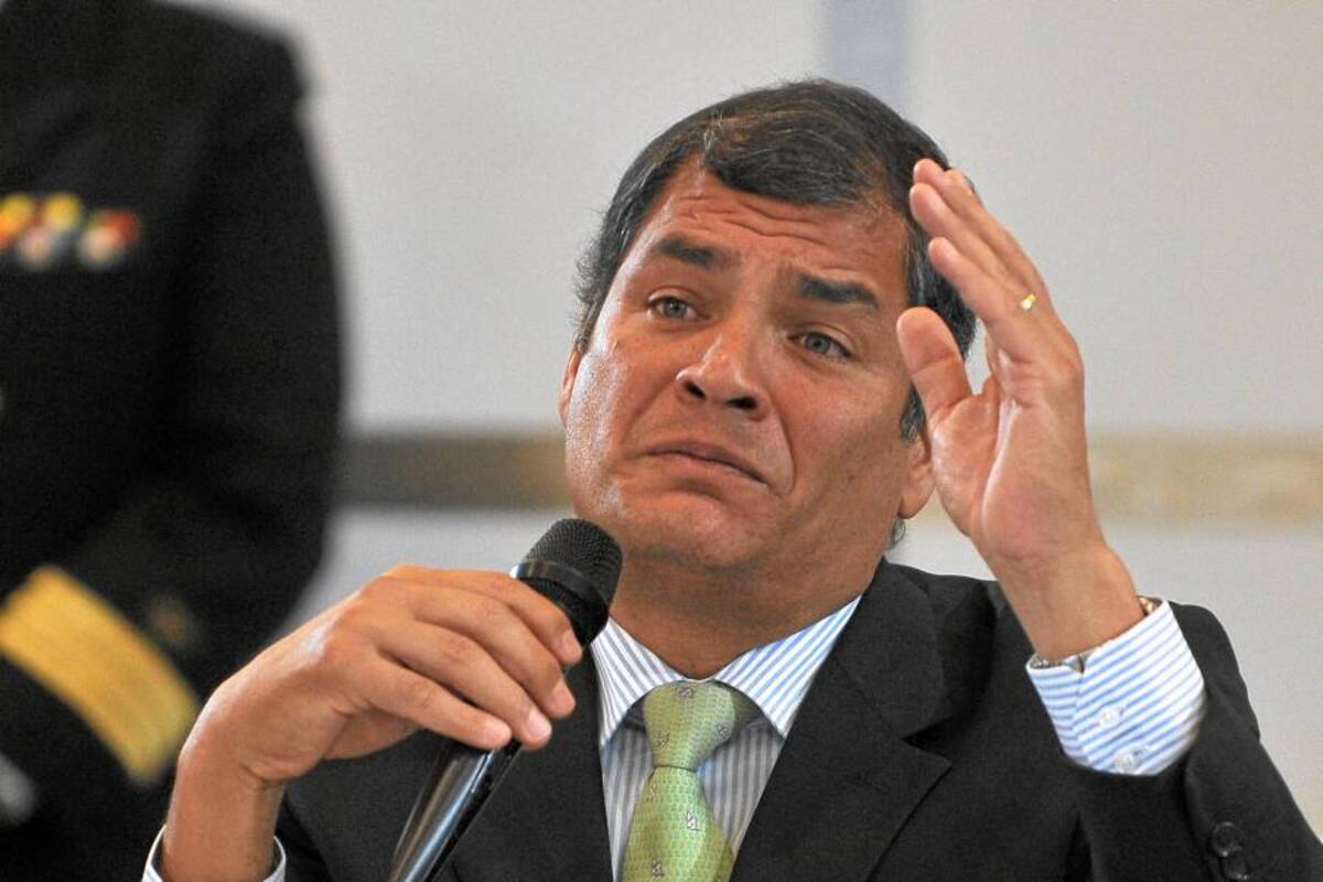 Correa abre posibilidad de pedir anular condena a El Universo por injurias (Foto: Afp/VanguardiaLiberal)