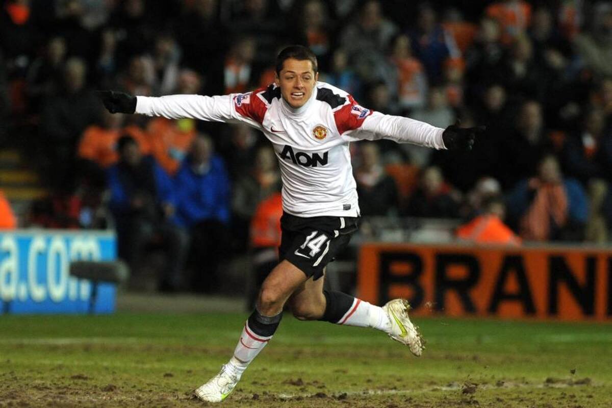 Un gol de "Chicharito" aseguró al Manchester United la segunda posición (Foto: Afp / VANGUARDIA LIBERAL)