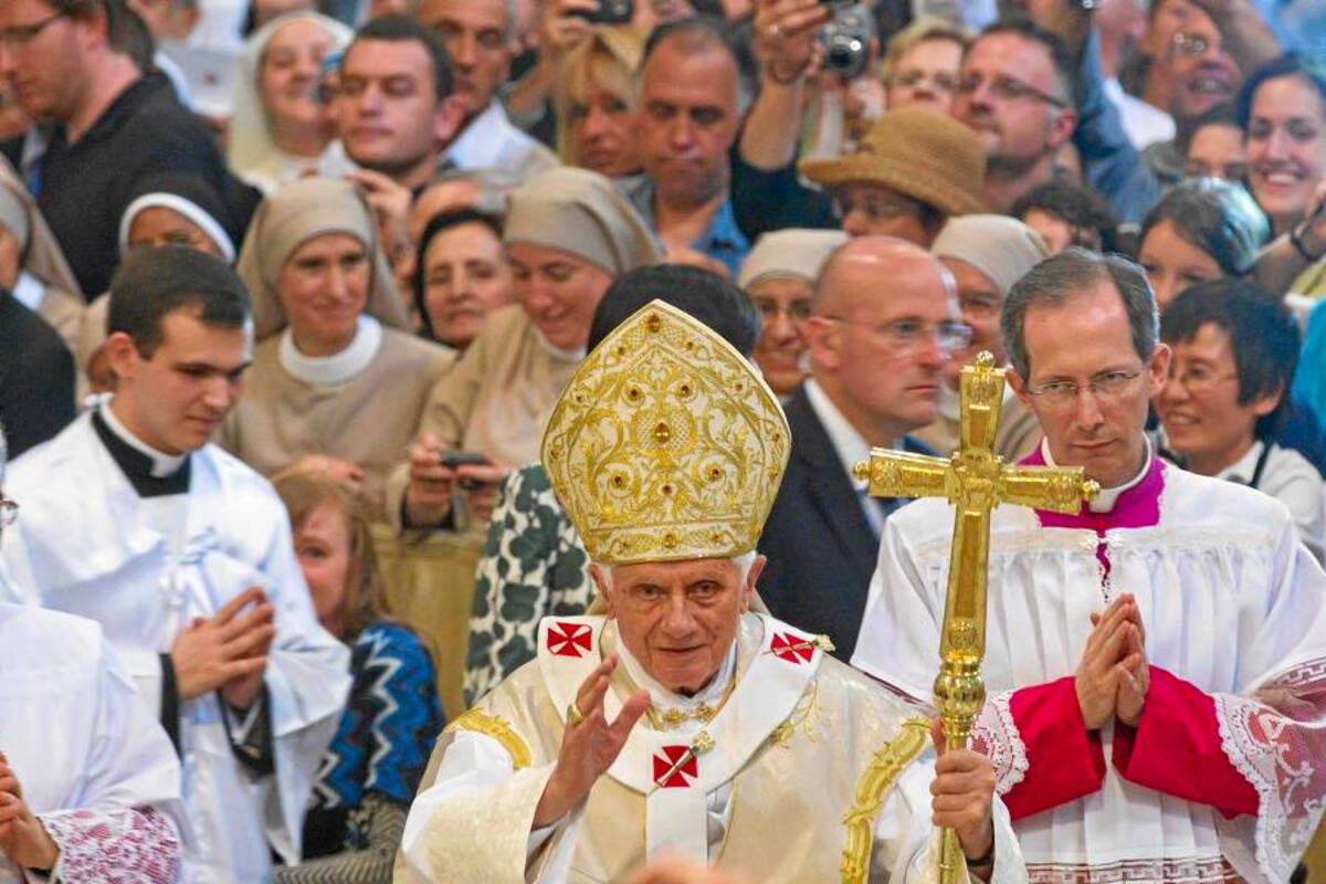 Benedicto XVI dijo este Jueves Santo que la soberbia es la esencia del pecado (Foto: Archivo/VANGURDIA LIBERAL)