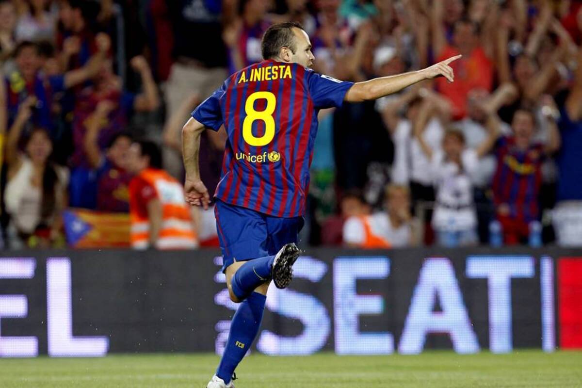 Iniesta, baja para el partido contra el Milán en la Liga de Campeones (Foto: Efe/VanguardiaLiberal)