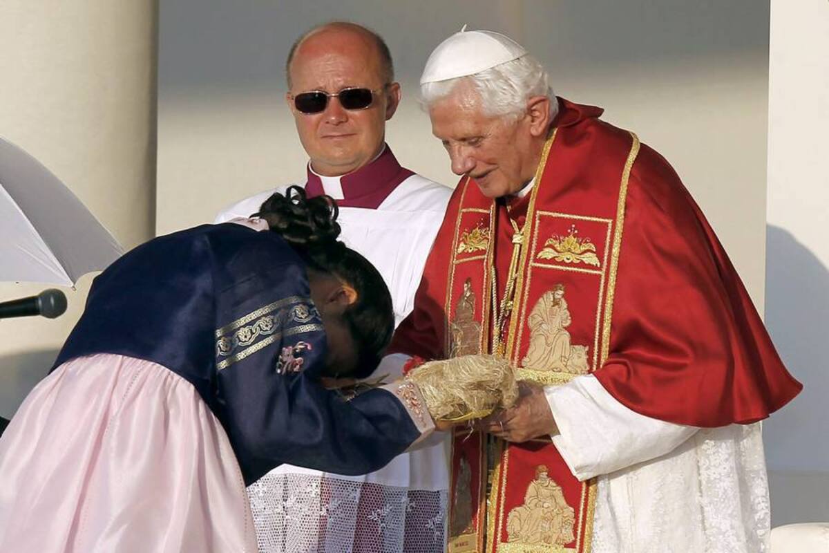 Benedicto XVI resalta la contribución de las religiones a la paz en el mundo (Foto: Efe/VanguardiaLiberal)