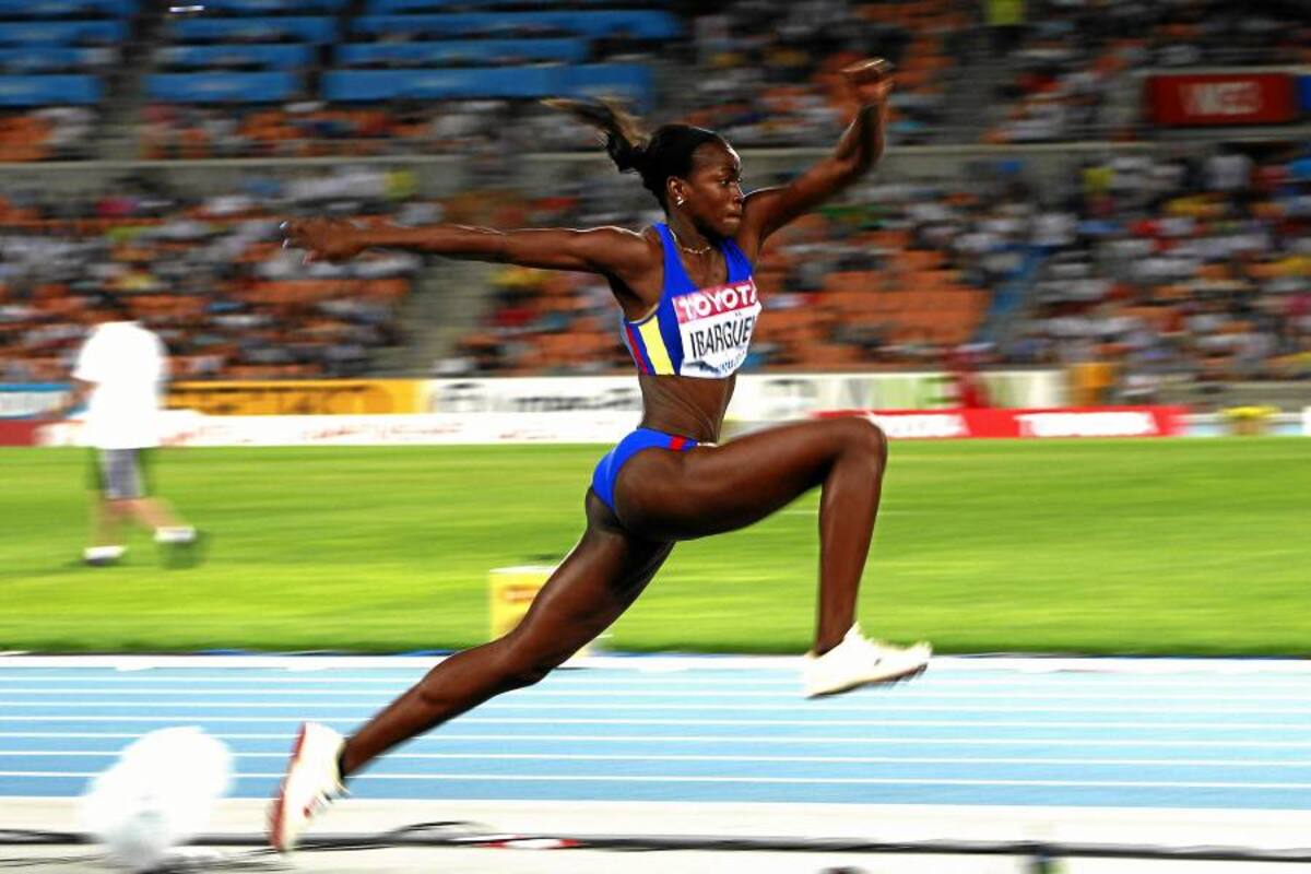 Caterine Ibargüen ganó el oro en la Liga de Diamante en Londres (Foto: Archivo/VANGUARDIA LIBERAL)