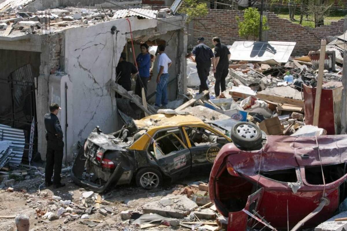 Vea los daños causados por la explosión en Argentina (Foto: Archivo/VANGUARDIA LIBERAL)