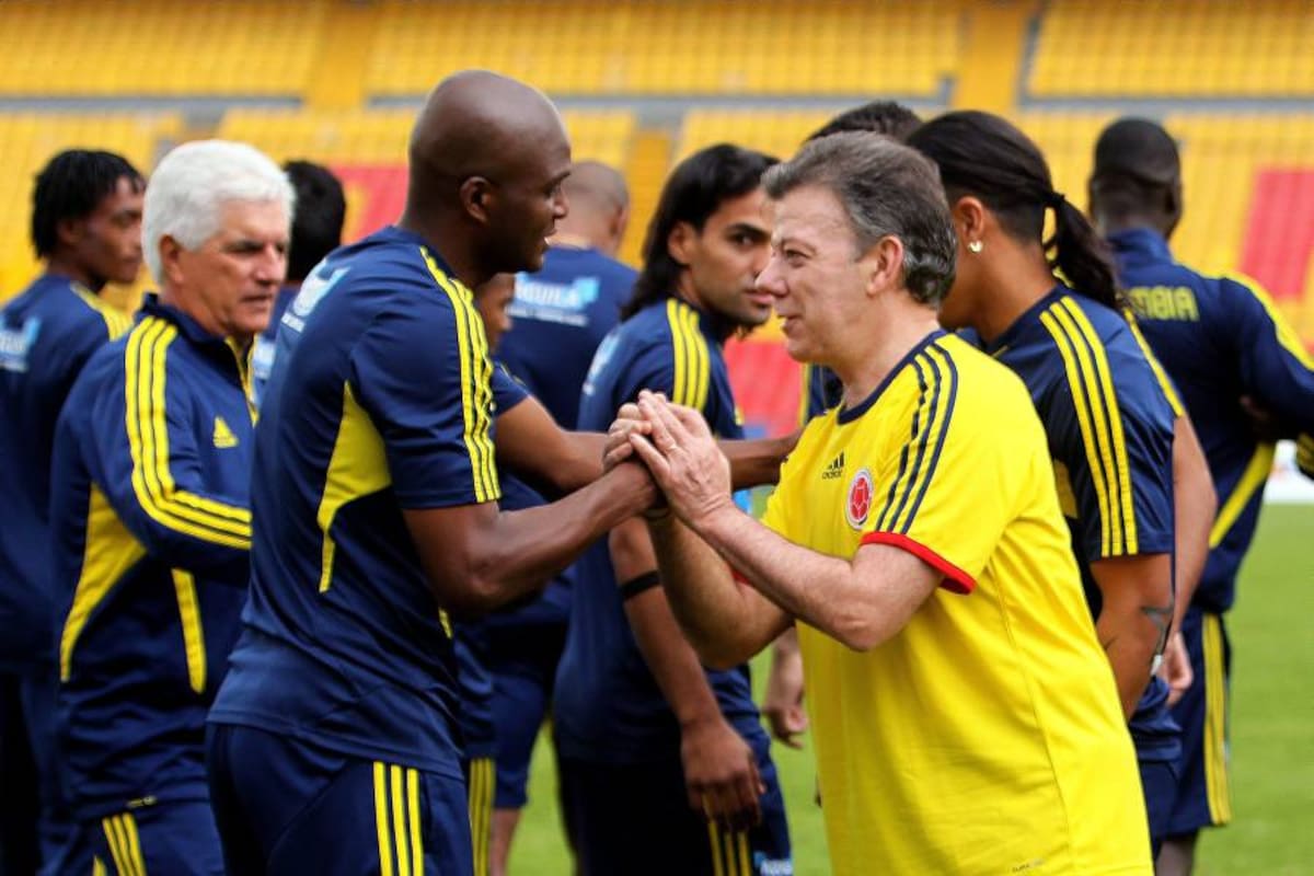 El presidente Santos acompañará a Colombia en su partido frente a Venezuela (Foto: Efe/VanguardiaLiberal)