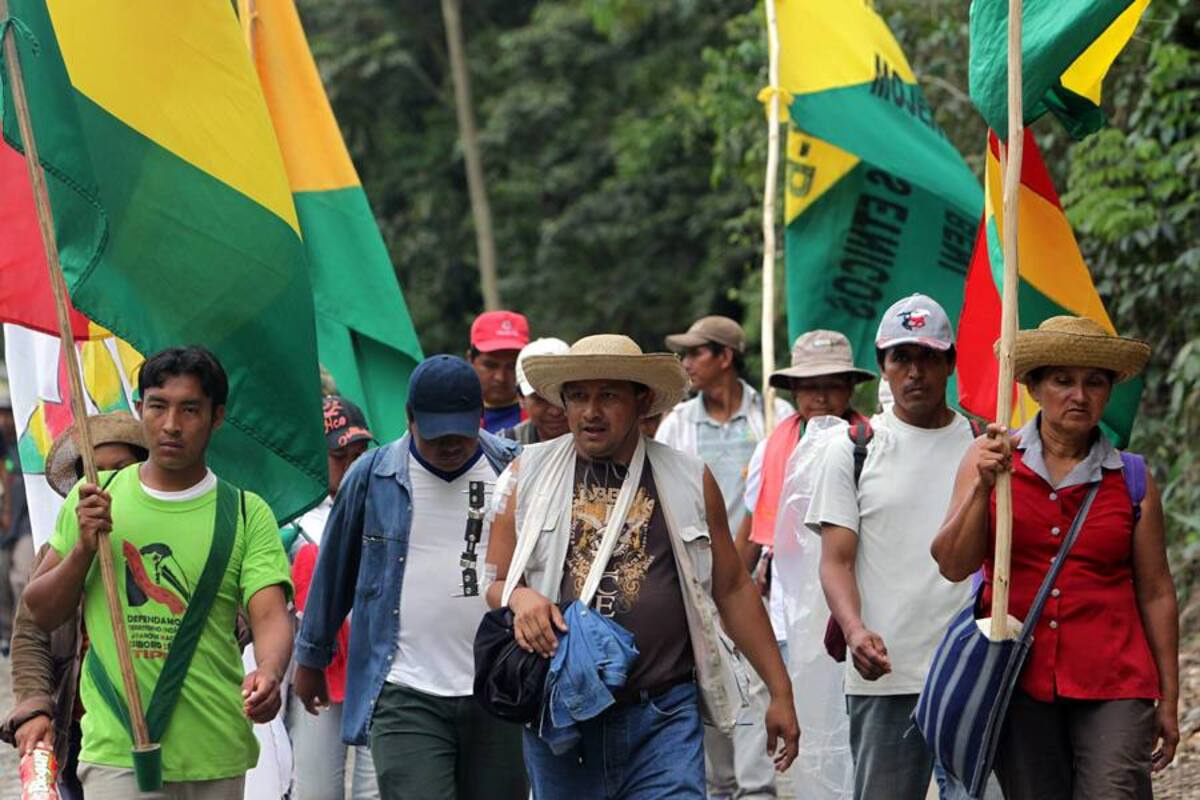 El líder indígena advirtió que si el presidente Morales insiste en aprobar su proyecto que ley "es porque quiere hacer desaparecer a los pueblos indígenas". (Foto: Archivo/VANGUARDIA LIBERAL)