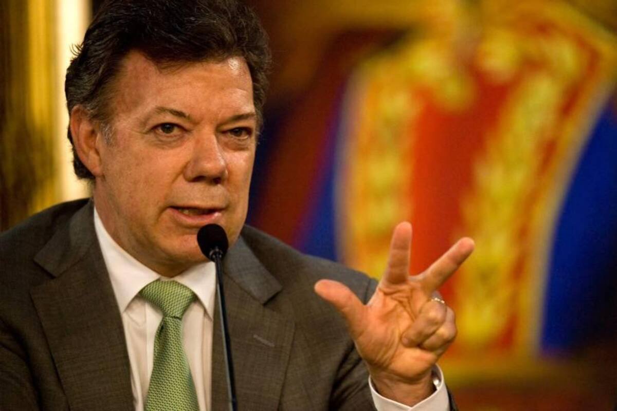 "El país no es tonto y no se deja engañar", aseguró Santos. (Foto: Colprensa/VANGUARDIA LIBERAL)