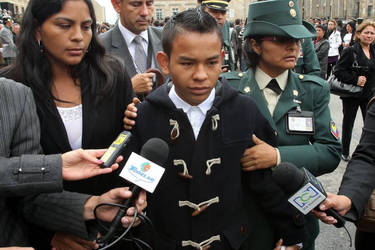 Johan Steven, el niño que se convirtió en un símbolo nacional contra el secuestro (Foto: Colprensa/ Vanguardia Liberal)
