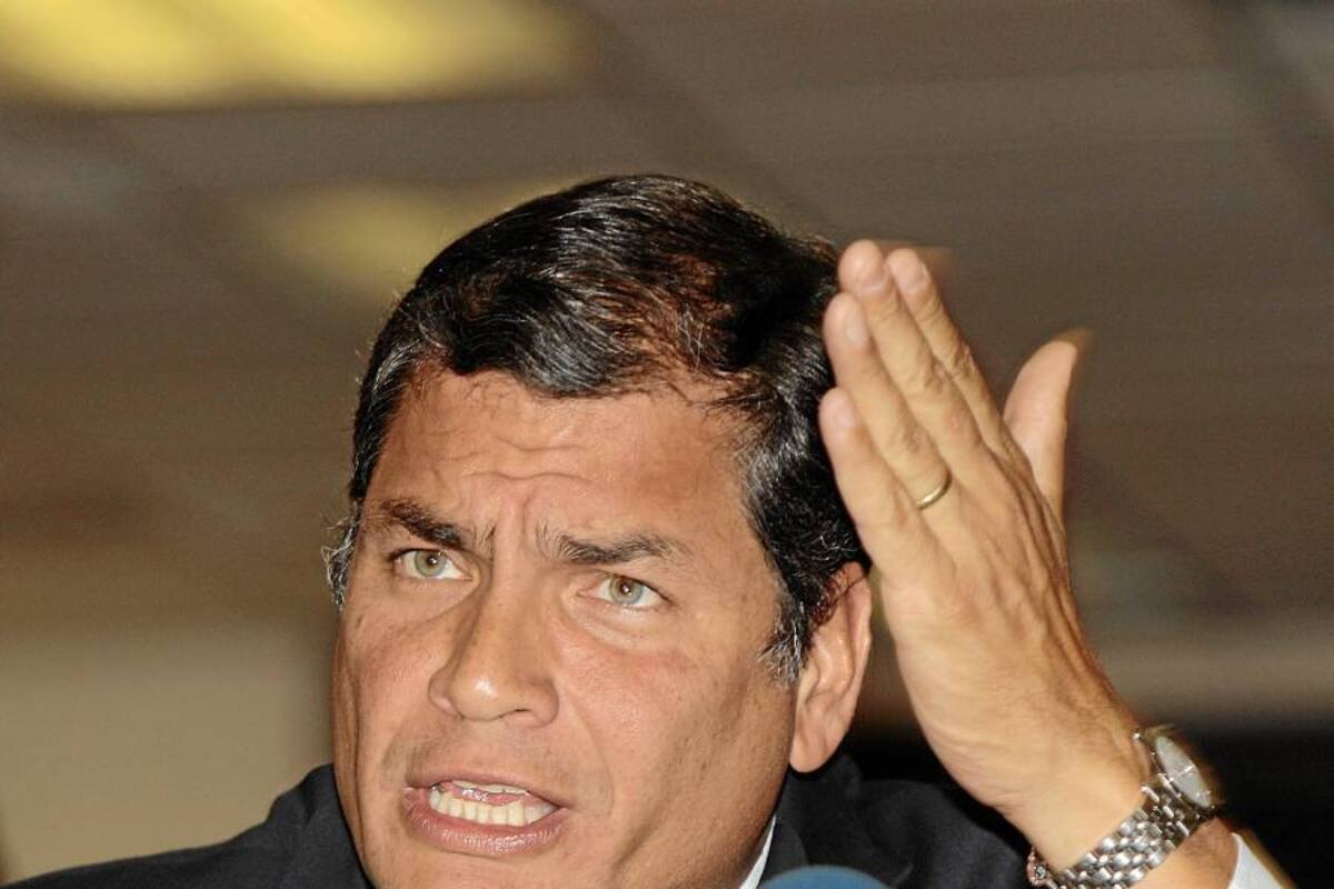 Presidente de Ecuador se disculpa con comunidad homosexual por comentario (Foto: Archivo/VANGUARDIA LIBERAL)