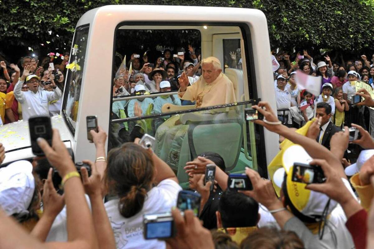 Se esperan 600.000 fieles en la misa que oficia hoy Benedicto XVI en México (Foto: Efe/VANGUARDIA LIBERAL)