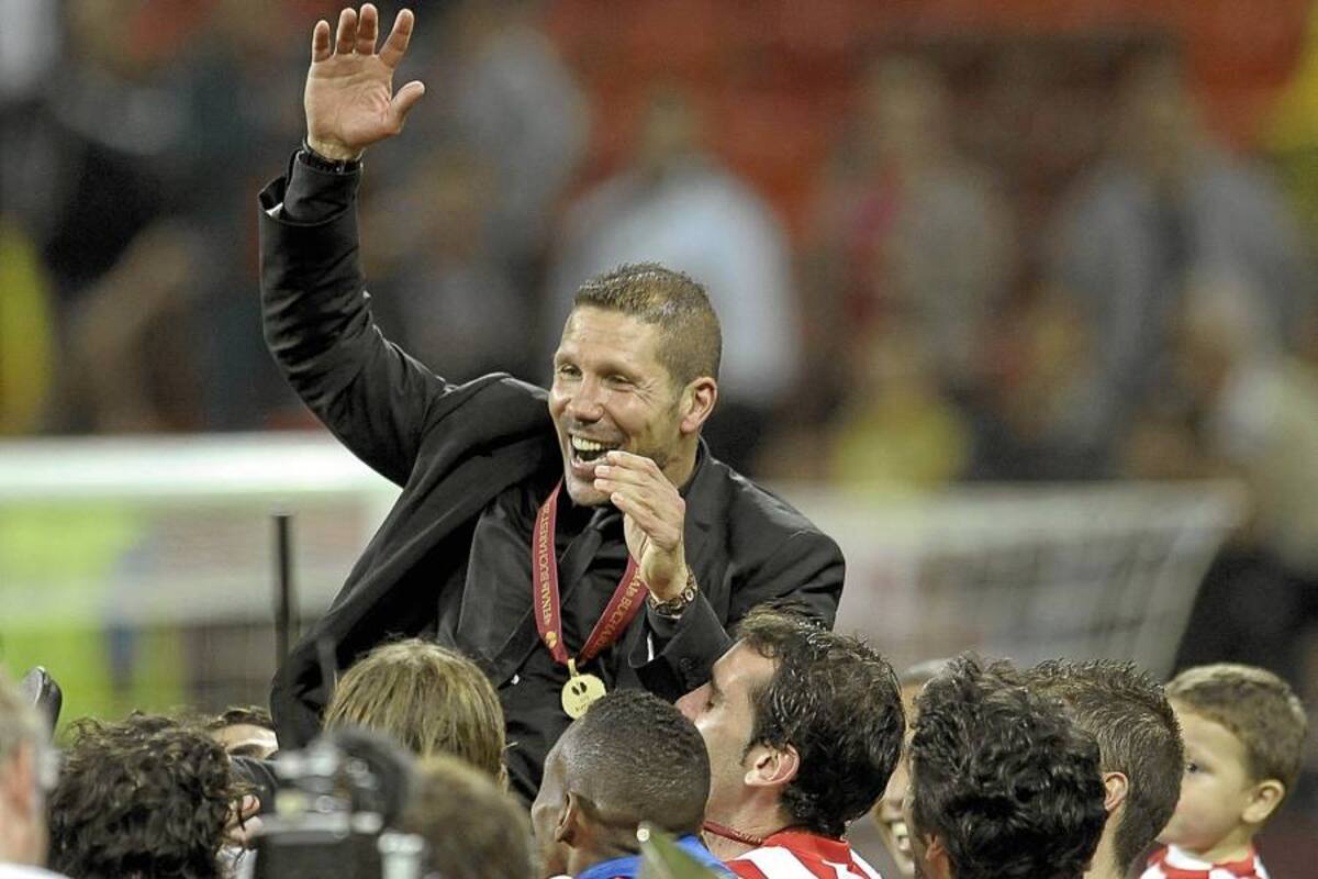 Simeone, campeón de la Supercopa como jugador y entrenador (Foto: Archivo/VANGUARDIA LIBERAL)