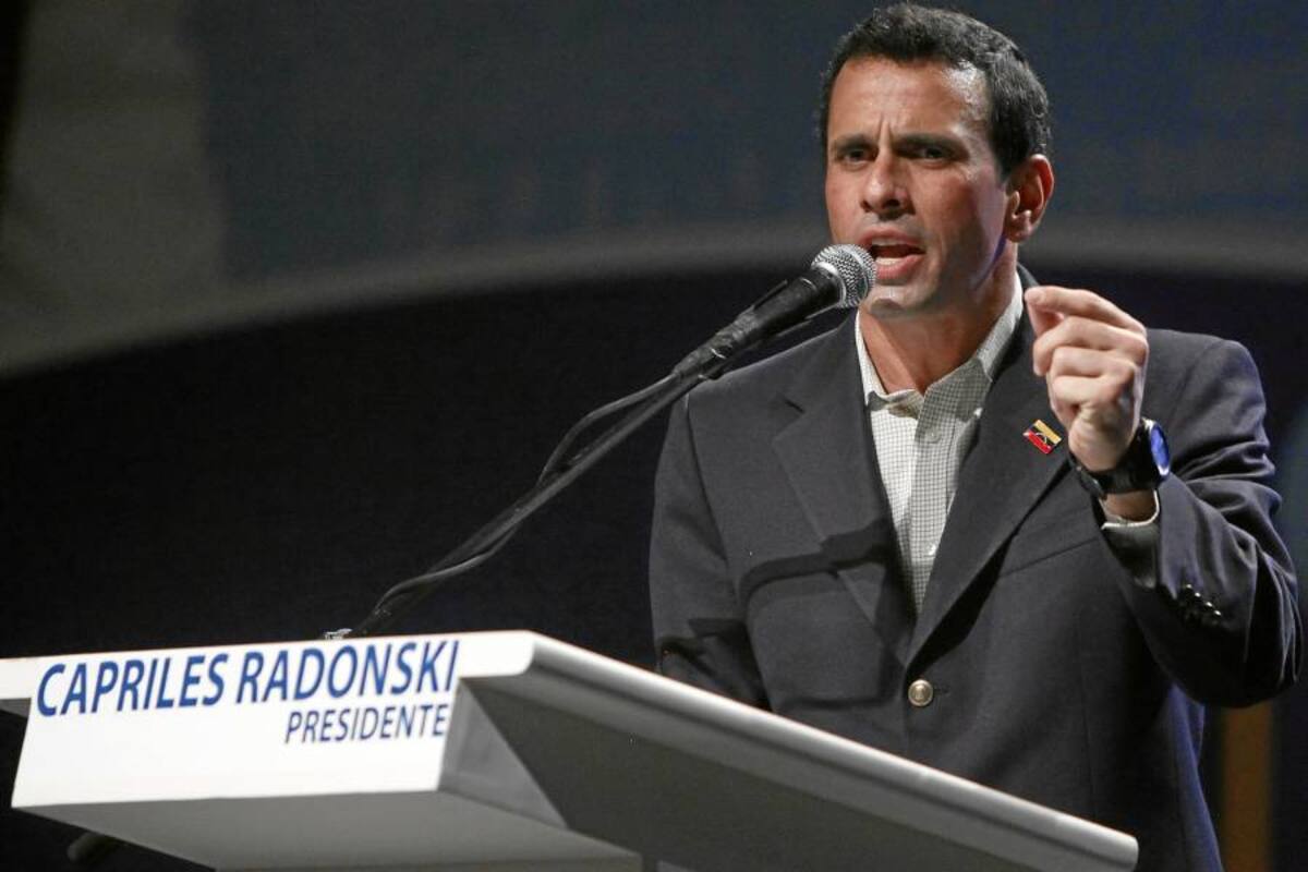 Chávez "regaló" a otros países 170.000 millones de dólares, dice Capriles (Foto: Archivo/VANGUARDIA LIBERAL)