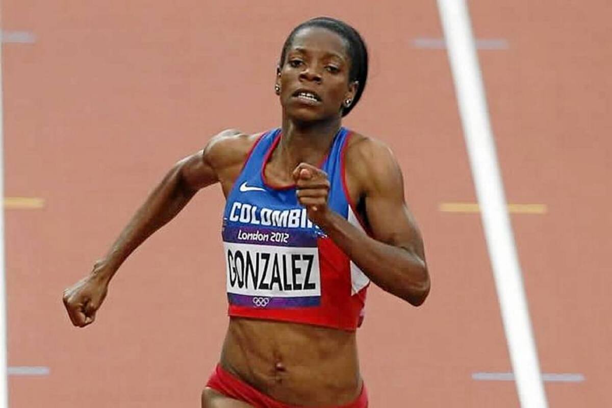 Norma González, eliminada de los 200 metros planos (Foto: EFE/VANGUARDIA LIBERAL)