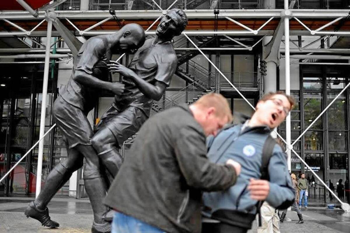 El cabezazo de Zidane a Materazzi, se inmortaliza (Foto: EFE / VANGUARDIA LIBERAL)