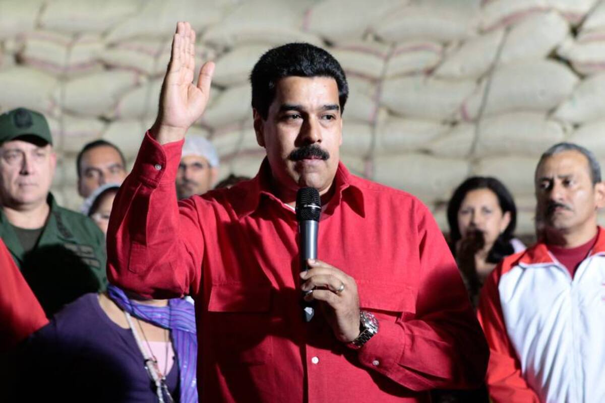 Nicolás Maduro mostró un plátano maduro para atacar a la oposición (Foto: Archivo/VANGUARDIA LIBERAL)