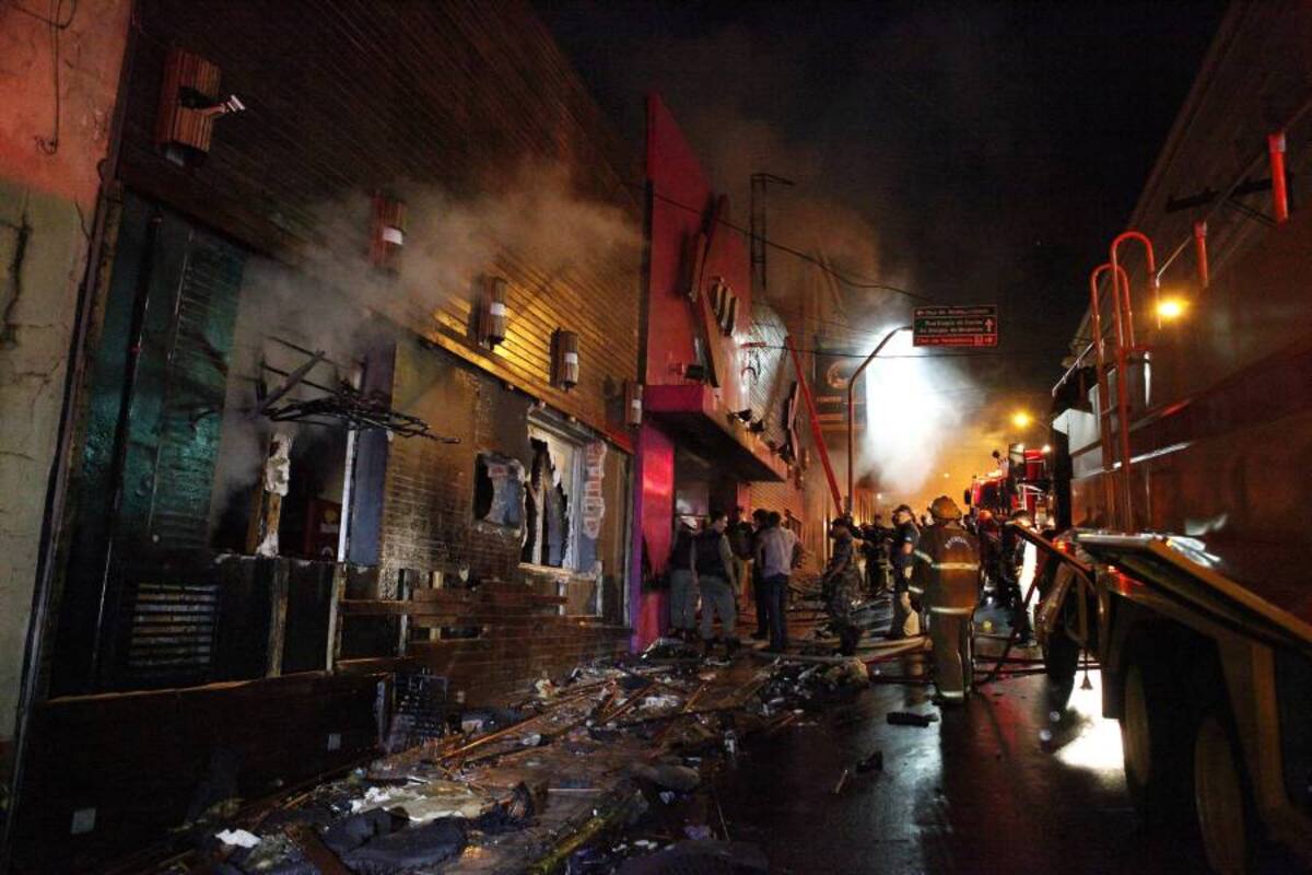 El aislamiento acústico de la discoteca brasileña magnificó el incendio (Foto: Archivo/VANGUARDIA LIBERAL)