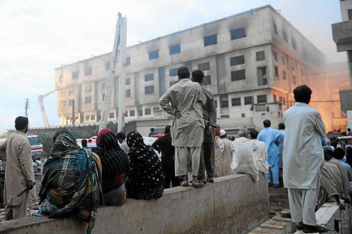 Casi 300 muertos en el incendio de una fábrica textil en el sur de Pakistán (Foto: AFP/VANGUARDIA LIBERAL)