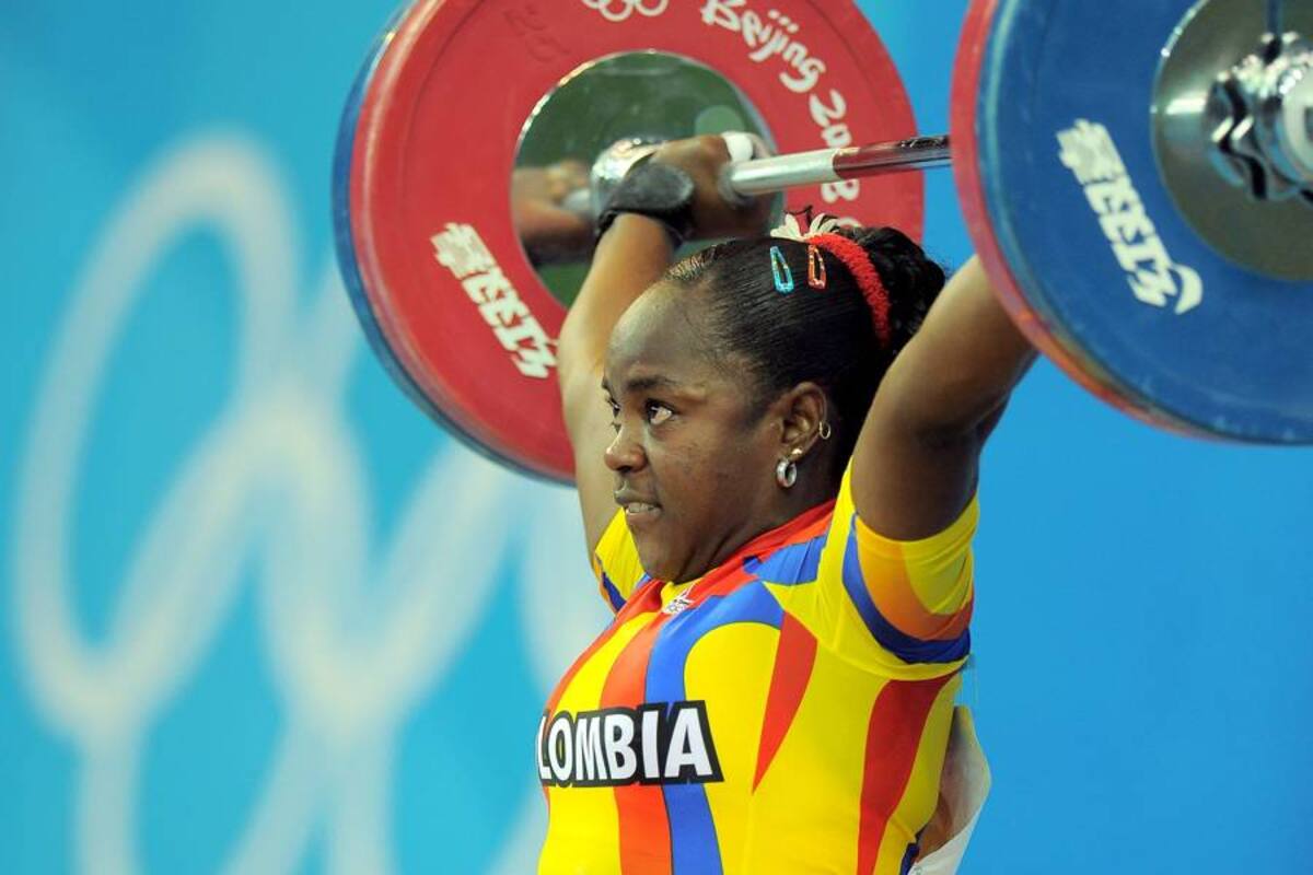 La morena deportista alzó un total de 250 kilogramos, con lo que pone a Colombia con 14 metales dorados en el cuadro de preseas, los mismos conseguidos hace cuatro años en Rio de Janeiro (Brasil). (Foto: Archivo/VANGUARDIA LIBERAL)