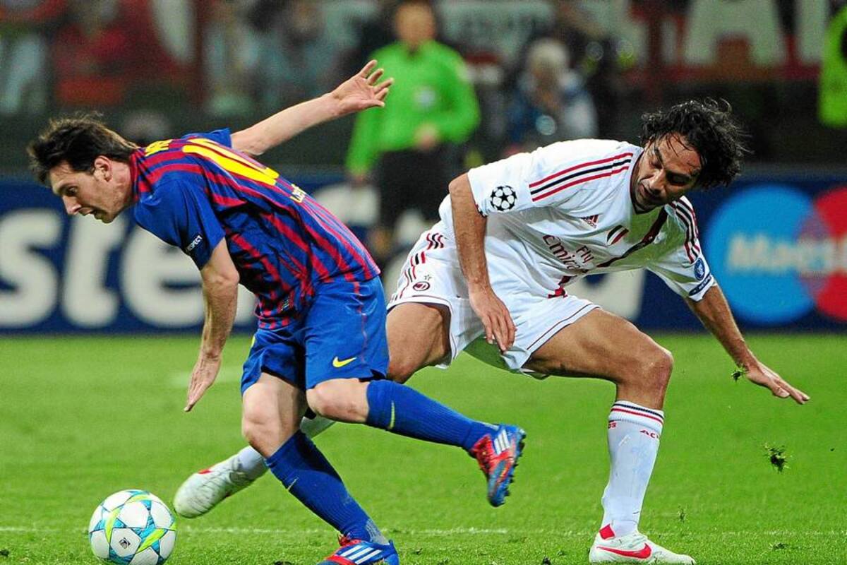 Milan y Barcelona empatan 0-0 en la ida de cuartos de 'Champions' (Foto: Afp/ VANGUARDIA LIBERAL)