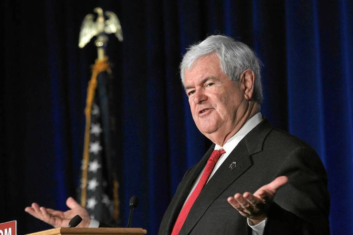 Gingrich dice que no abandona primarias pero reconoce que Romney es favorito (Foto: AFP/ VANGUARDIA LIBERAL)