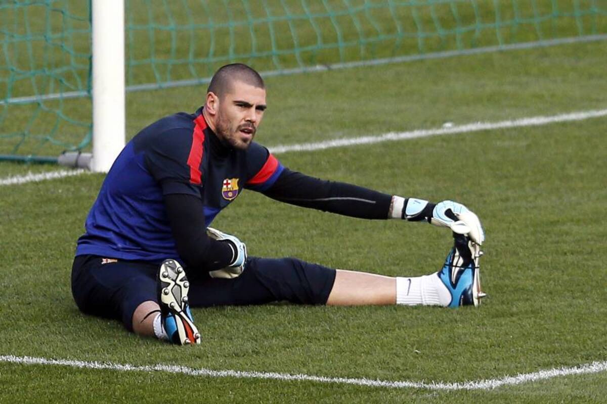 Víctor Valdés reiteró que quiere dejar el Barcelona y jugar en Inglaterra (Foto: Archivo/VanguardiaLiberal)
