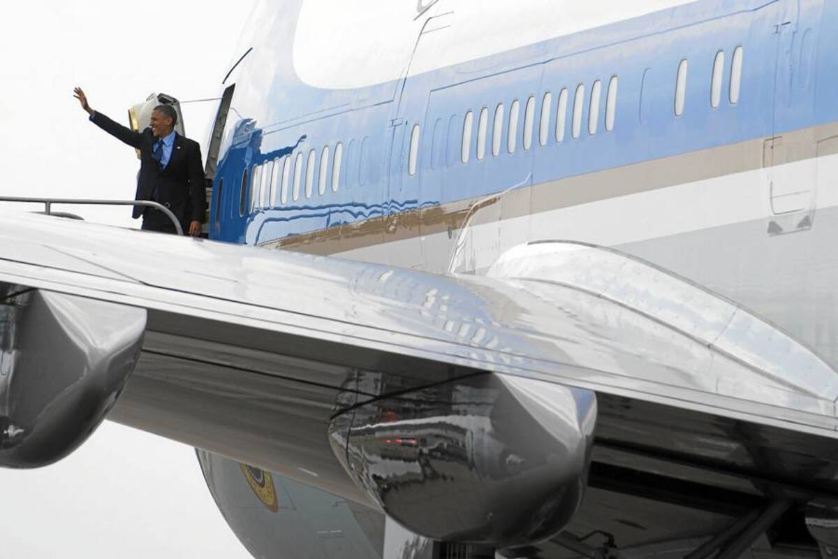 Obama llegó a Cartagena para participar en la Cumbre de las Américas (Foto: AFP / VANGUARDIA LIBERAL)