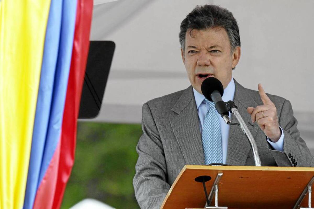 Presidente Santos reitera compromiso para con los cafeteros (Foto: Archivo/VANGUARDIA LIBERAL)