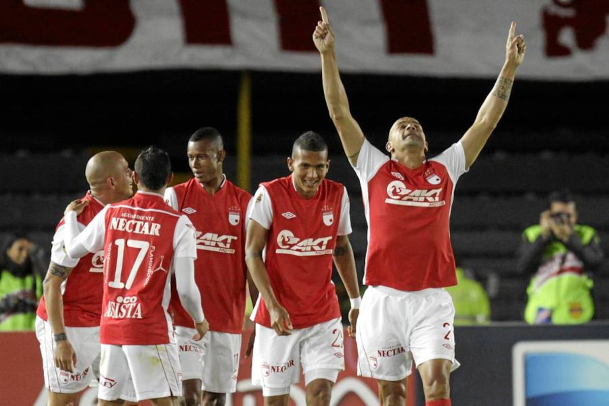 Santa Fe ganó y quedó a un punto de jugar la final (Foto: Colprensa/VANGUARDIA LIBERAL)