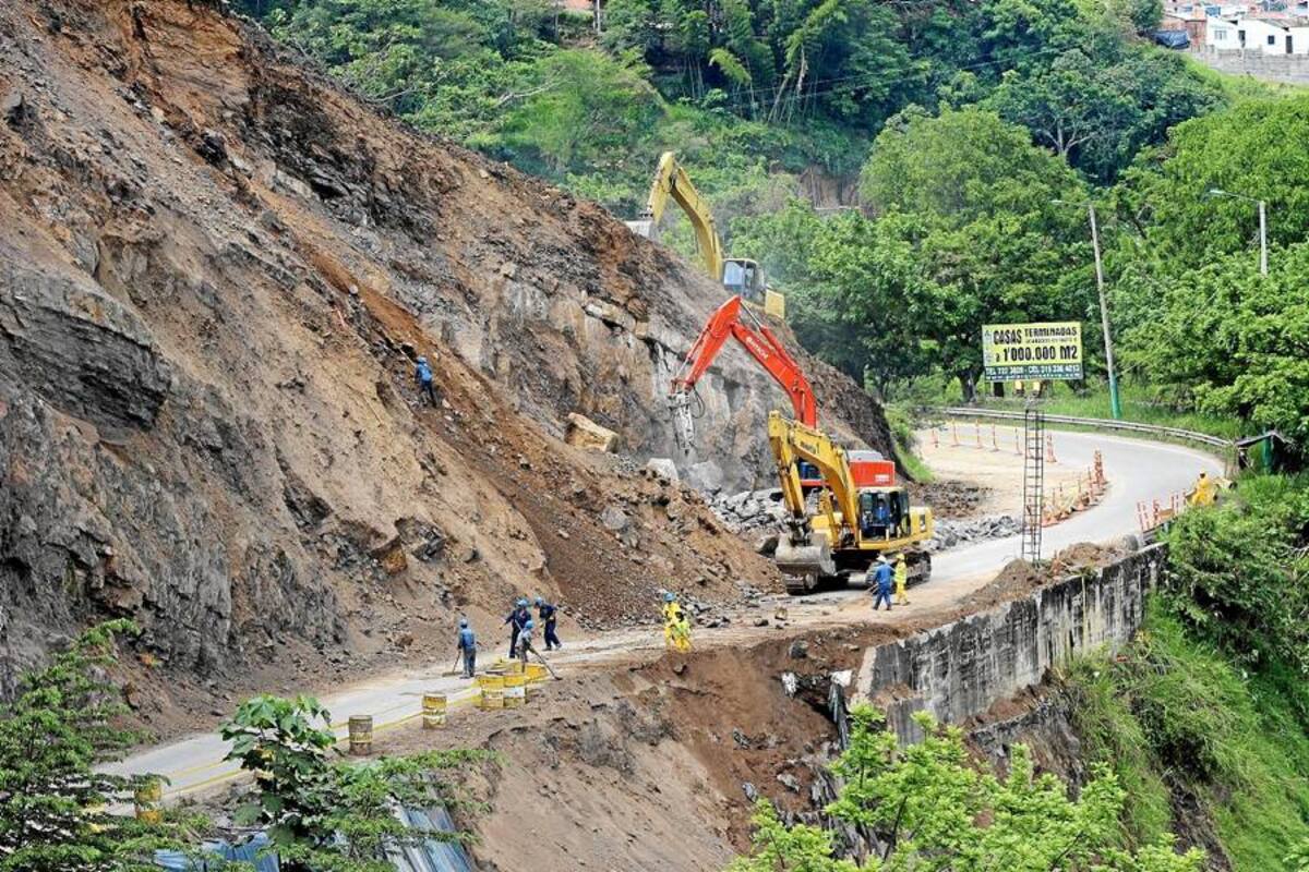 Cerrada la vía Bucaramanga – Bogotá en el sector Teherán (Foto: Archivo/VANGUARDIA LILBERAL)