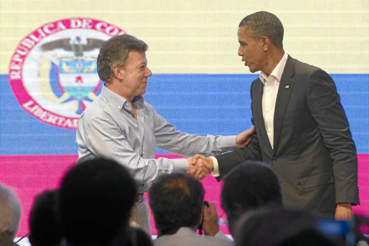 Obama acompañará a Santos a entrega de tierras a cartageneros (Foto: Afp/ VANGUARDIA LIBERAL)