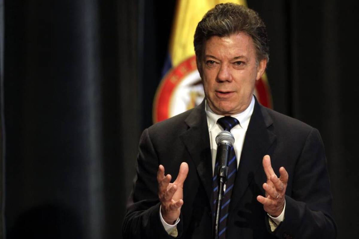 “No vamos a permitir palos en la rueda en el proceso": Santos (Foto: Colprensa/VANGUARDIA LIBERAL)
