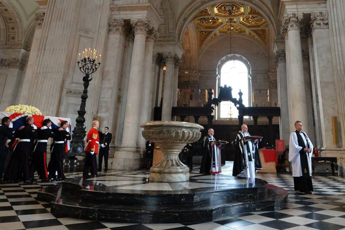 La solemnidad marca el funeral de Margaret Thatcher (Foto: Archivo/VANGUARDIA LIBERAL)