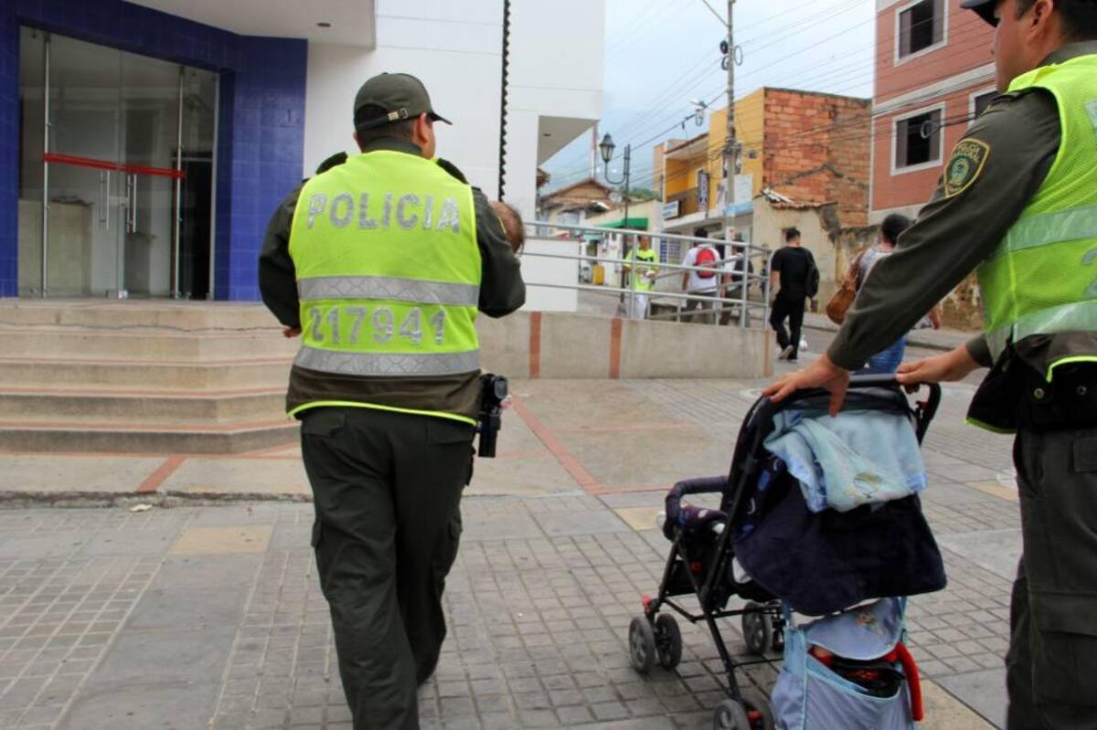 Abandonan a un bebé en un barrio de Floridablanca (Foto: Suministrada/VANGUARDIA LIBERAL)