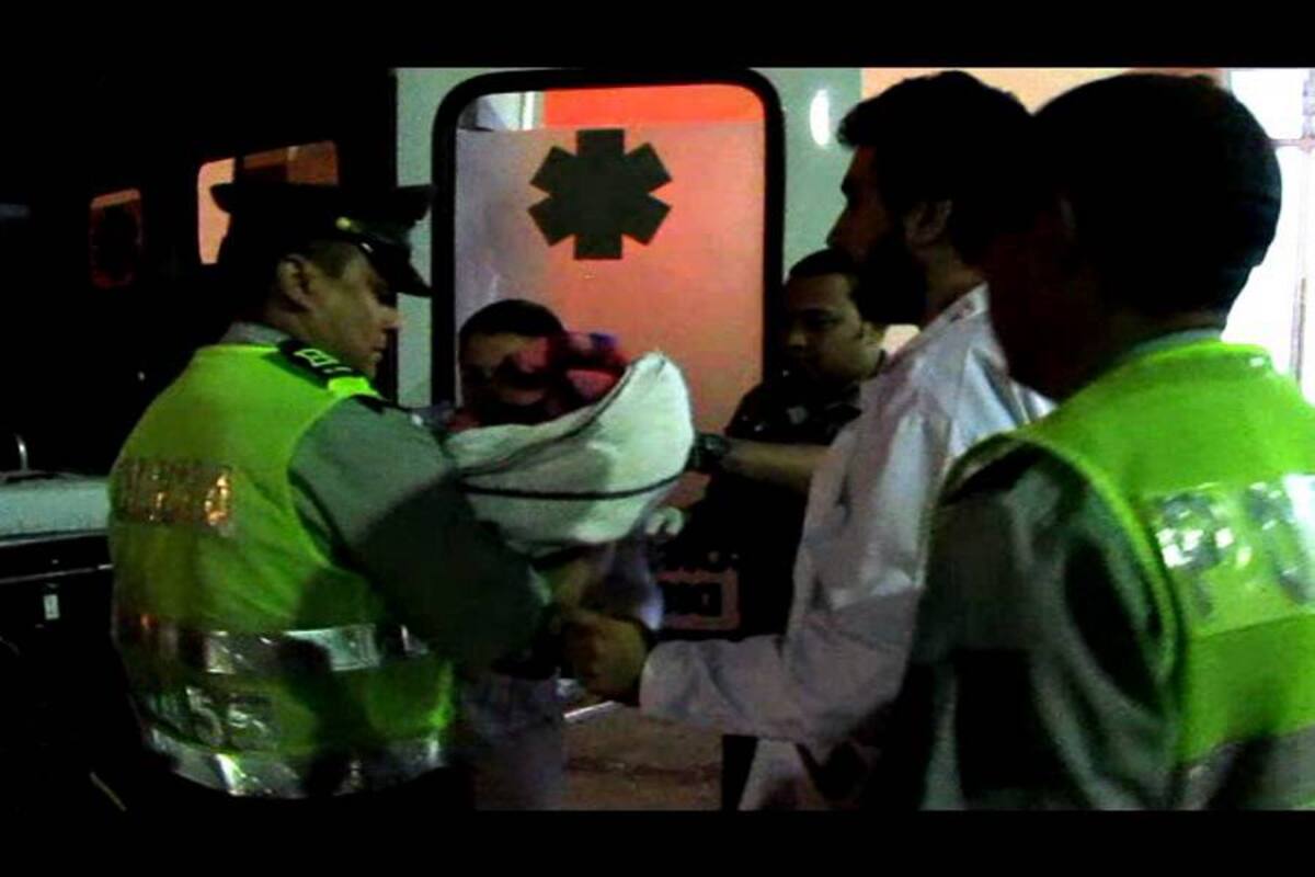 El bebé fue conducido al Hospital de San Gil. (Foto: Suministrado/ Vanguardia Liberal)