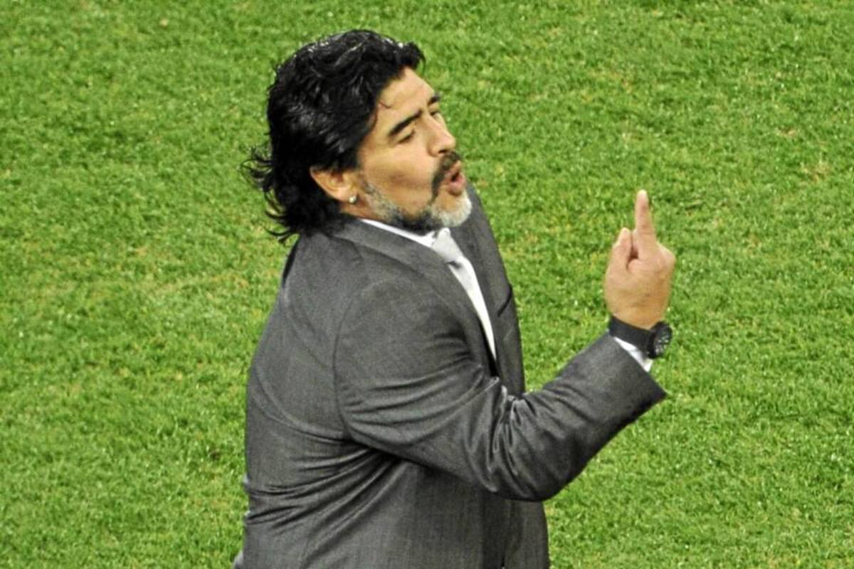 Maradona, restablecido, volverá a entrenar a su equipo el miércoles (Foto: Archivo/VANGUARDIA LIBERAL)
