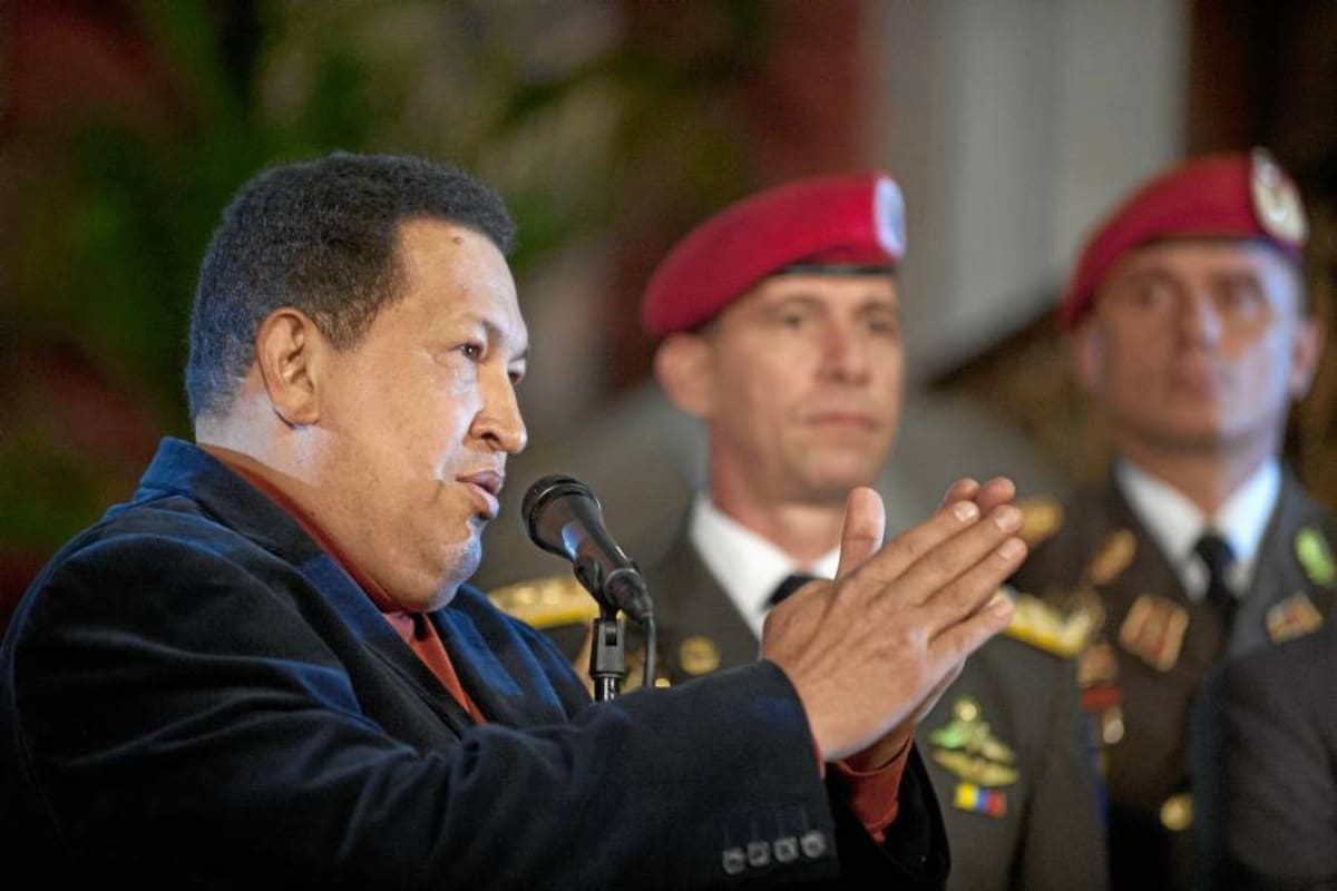 Chávez votó en un colegio de una zona popular de Caracas (Foto: Archivo/VANGUARDIA LIBERAL)
