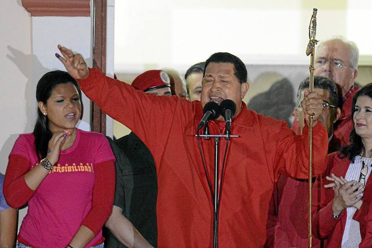 Colombia felicita a Chávez y le desea éxitos en nuevo mandato (Foto: AFP / VANGUARDIA LIBERAL)