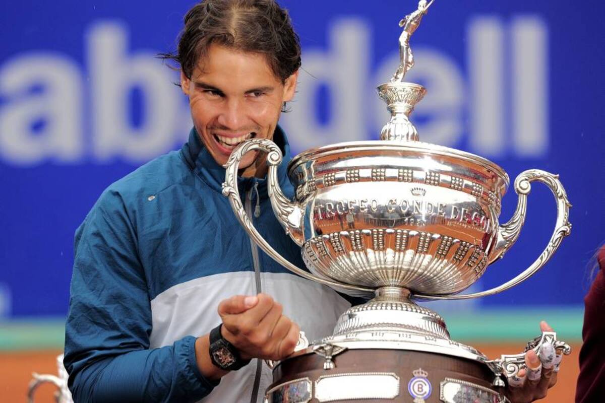 Rafael Nadal, número 5 del mundo, líder en títulos ganados en 2013 (Foto: Afp - Josep Lago / VANGUARDIA LIBERAL)